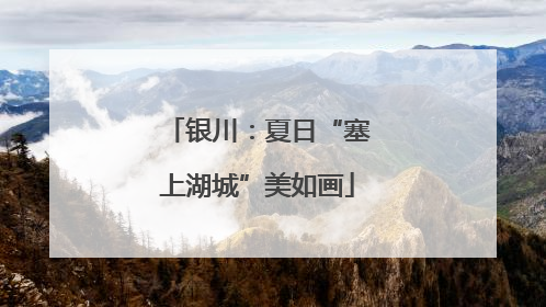 银川：夏日“塞上湖城”美如画