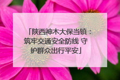 陕西神木大保当镇：筑牢交通安全防线 守护群众出行平安