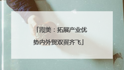 霞美：拓展产业优势内外贸双翼齐飞