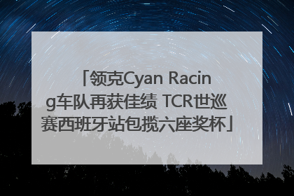 领克Cyan Racing车队再获佳绩 TCR世巡赛西班牙站包揽六座奖杯