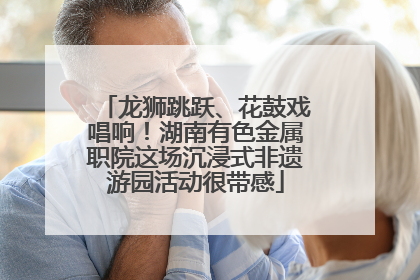 龙狮跳跃、花鼓戏唱响！湖南有色金属职院这场沉浸式非遗游园活动很带感