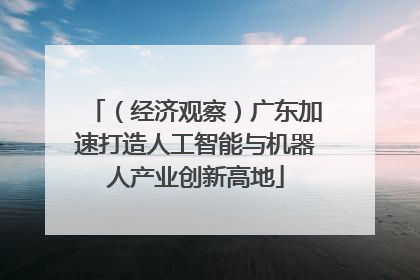（经济观察）广东加速打造人工智能与机器人产业创新高地
