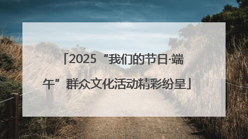 2025“我们的节日·端午”群众文化活动精彩纷呈