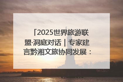 2025世界旅游联盟·洞庭对话｜专家建言黔湘文旅协同发展：聚焦产品稀缺性 深化区域经验共享