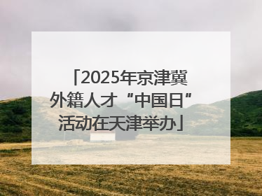 2025年京津冀外籍人才“中国日”活动在天津举办