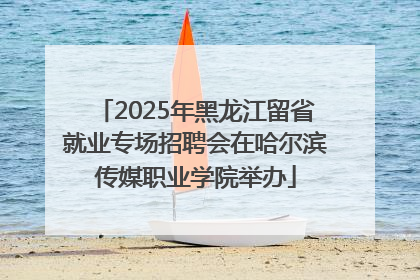 2025年黑龙江留省就业专场招聘会在哈尔滨传媒职业学院举办