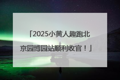 2025小黄人趣跑北京园博园站顺利收官！
