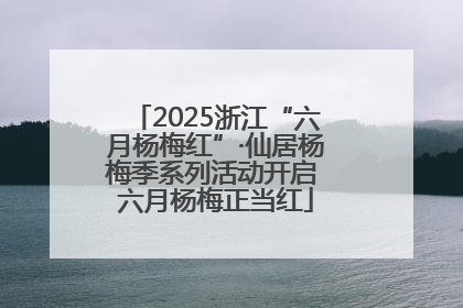 2025浙江“六月杨梅红”·仙居杨梅季系列活动开启 六月杨梅正当红