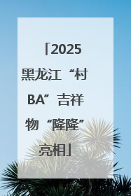 2025黑龙江“村BA”吉祥物“隆隆”亮相